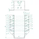 Arras CF 72226 külső gerendatartó, 80x180 mm (lv 2mm, tűzihorganyzott)