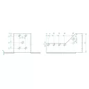 Arras CF 72231 külső gerendatartó, 60x130 mm (lv 2mm, tűzihorganyzott)