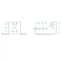 Arras CF 72232 külső gerendatartó, 70x125 mm (lv 2mm, tűzihorganyzott)