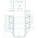 Arras CF 72248 külső gerendatartó, 80x150 mm (lv 2mm, tűzihorganyzott)