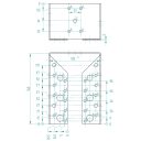 Arras CF 72301 belső gerendatartó, 100x140 mm (lv 2mm, tűzihorganyzott)