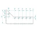 Arras CF 72301 belső gerendatartó, 100x140 mm (lv 2mm, tűzihorganyzott)