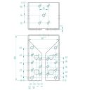 Arras CF 72302 belső gerendatartó, 80x120 mm (lv 2mm, tűzihorganyzott)