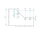 Arras CF 72303 belső gerendatartó, 51x105 mm (lv 2mm, tűzihorganyzott)