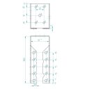 Arras CF 72304 belső gerendatartó, 51x135 mm (lv 2mm, tűzihorganyzott)