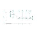 Arras CF 72304 belső gerendatartó, 51x135 mm (lv 2mm, tűzihorganyzott)