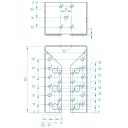 Arras CF 72308 belső gerendatartó, 90x145 mm (lv 2mm, tűzihorganyzott)