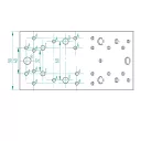 Arras CF 73106 összekötő lemez 135° - 105x105x90 mm (lv 2,5 mm, tűzihorganyzott)