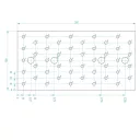 Arras CF 74364 lapos összekötő lemez - 100x200 mm (lv 2 mm, tűzihorganyzott)