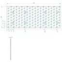 Arras CF 74379 lapos összekötő lemez - 160x400 mm (lv 2 mm, tűzihorganyzott)