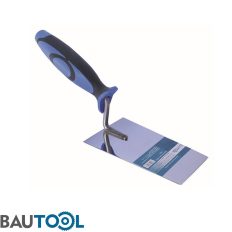   BauTool 41128/P120 berni kőműves kanál - 120 mm (inox, 2K gumírozott nyéllel)