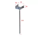 Gerincléctartó 50/210 mm (horganyzott)