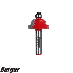   Berger 031402-0475 kettős rádiusz profilmaró vezetőcsapággyal, keményfém lapkás, S8 - D25,7×H12,7 /R3,17 mm