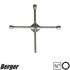 Berger 040209-0002 keresztkulcs CrV - 3/4"+24x27x32 mm