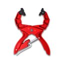 Berger 041601-0308 állítható profi szorító csipesz, üvegszálas - max 50 mm