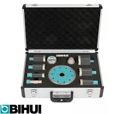   BIHUI DBDMS10 gyémánt megmunkáló készlet sarokcsiszolóhoz M14 - 10 részes (Ø25-68 mm körkivágó, maró, vágótárcsa)