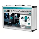 BIHUI DBDMS10 gyémánt megmunkáló készlet sarokcsiszolóhoz M14 - 10 részes (Ø25-68 mm körkivágó, maró, vágótárcsa)