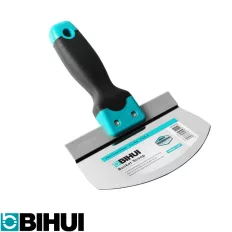   BIHUI PTK 165 ivelt glettkiszedő spakli, inox - 165 mm (2K markolat)