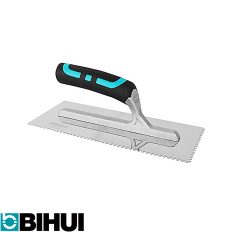   BIHUI PTSB03 fogazott glettvas 3,2x3,2 mm - 280x120 mm (0,7 mm vtg inox penge - 2K nyél)