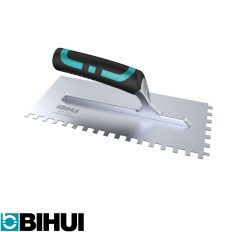   BIHUI PTSB08 fogazott glettvas 8x8 mm - 280x120 mm (0,7 mm vtg inox penge - 2K nyél)