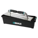 BIHUI PTSJK9 svájci fogazott glettelő készlet 480x130 mm - 9 részes (inox, 2K gumírozott nyél)