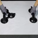 BIHUI SCDB4 dupla tapadókorong, alu ház 125 mm - max 85 kg