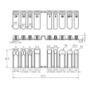 BIHUI STAK10 profi szilikonspatula szett - 9 cserélhető fej