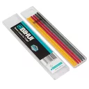 BIHUI TCM7-SL jelölőceruza betét szett - 6 darab (grafit, piros, sárga)