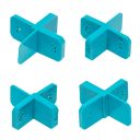 BIHUI TSM50 többméretű távtartó kereszt 1-2-3-4 mm (50 db)