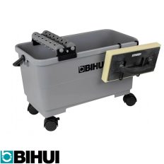   BIHUI TWS24 burkoló vödör szett, 24 L (vödör, görgők, rács, szivacsos simító)