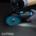 BIHUI AG1200 sarokcsiszoló 125 mm - 1200W (3.000-11.000 f/perc)