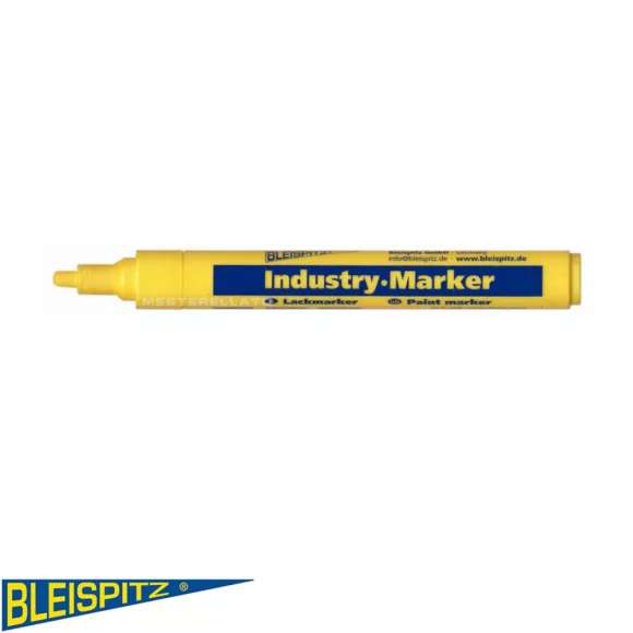 Bleispitz 0525 festékes ipari jelölőfilc, 4 mm - sárga