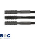 BOHRCRAFT 4110 metrikus kézi menetfúró készlet, 3 részes, DIN352 HSS-E Co5 VAP - M16