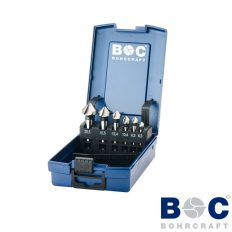   Bohrcraft 1700 13 30006 KS 6-K kúpos süllyesztő készlet HSS-G, 6 darabos (hengeres befogás)