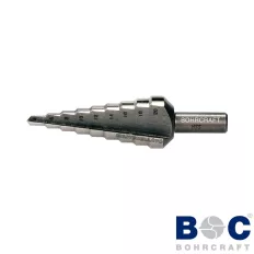   Bohrcraft 1760 03 00001 HSS lépcsős fémfúró, Ø 4-12 mm (9 lépcsős)