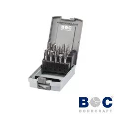   Bohrcraft RK10 keményfém turbómaró készlet, 10 darabos (6 mm-es szár, ABS-box)
