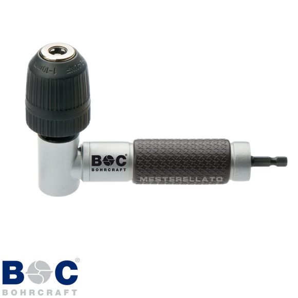 Bohrcraft PRO-100 profi sarokfúró adapter gyorstokmánnyal 1-10 mm (1/4" bit szár)