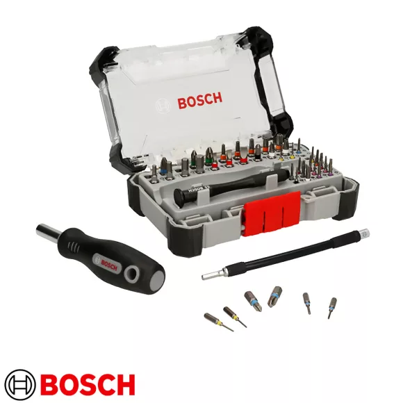 BOSCH 2607002837 precíziós bit készlet S2 , 1/4" (43 részes)