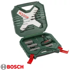   BOSCH 2607010610 X-Line racsnis bit és fúrószár készlet 1/4" (54 részes)
