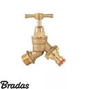 Bradas BR-KCR1234 sárgaréz kerti csap, döntött - 1/2"