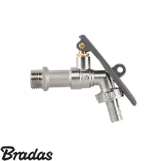   Bradas BR-KLS1234 lakatolható karos kerti csap, KM - 1/2"