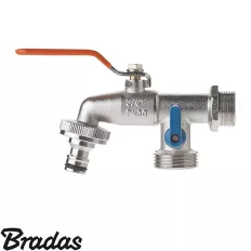   Bradas GKK0534 karos kerti csap 3/4" - dupla KM - 1"