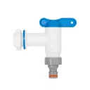 Bradas GTM3434PP-WHITE PP kerti csap gyorscsatlakozóval, KM - 3/4"