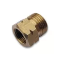 Bradas PRA2 csatlakozó adapter, sárgaréz - 3/8"L BM >>> W21,8 L KM