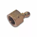 Bradas PRA6 gáz hollander, lapos csatlakozás tömítéssel, sárgaréz - 3/8"L BM >>> 9-10 mm