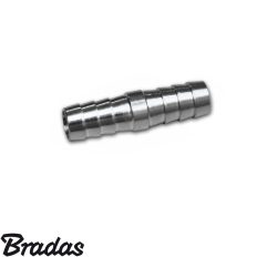 Bradas SE1-1P10-STEEL tömlővéges toldó, acél - 10 mm