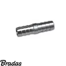 Bradas SE1-1P12-STEEL tömlővéges toldó, acél - 12 mm