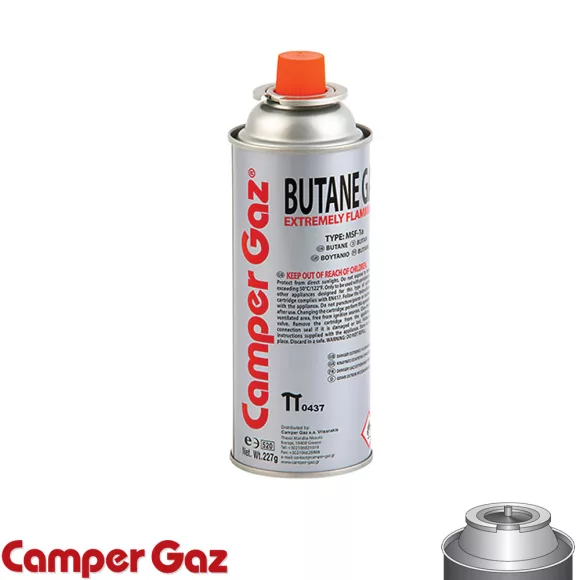 Camper Gaz bután gázpalack 227g (EN417 szelepes bajonett csatlakozás)