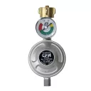 CFH DRF 428 PB gáz nyomáscsökkentő manométerrel 50 mbar - G1/4" LH kimenet (max 1,5 kg/h)