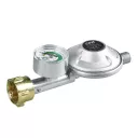 CFH DRF 428 PB gáz nyomáscsökkentő manométerrel 50 mbar - G1/4" LH kimenet (max 1,5 kg/h)